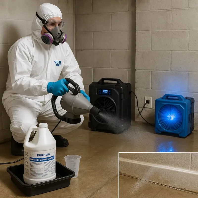 Sanitization and Odor Removal process in Essex, MA